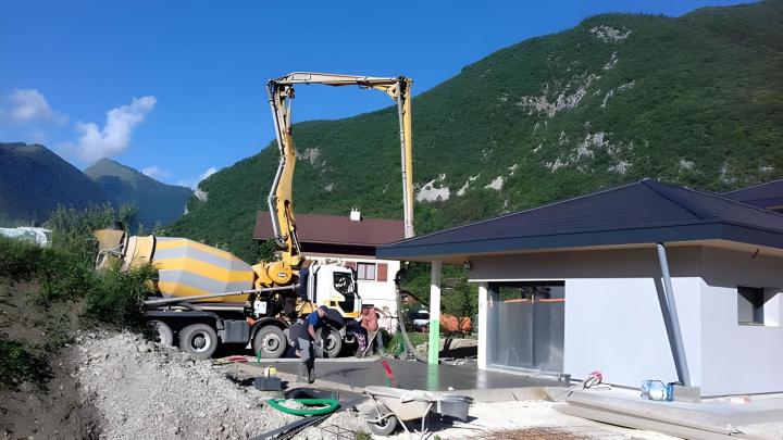 Fabrication de chape liquide Saint-Jorioz